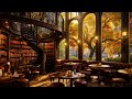 Relaxing Autumn Morning in Cozy Coffee Shop Ambience with Smooth Piano Jazz Music for Studying, Work