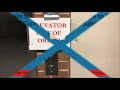 TKE Parking Garage Elevator (Downtown Rochester MI) is Out of Order, or is it | Elevator Video