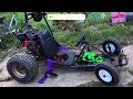 Hand Controlled GoKart Absolutely RIPS My Dream Backyard Track!