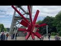 TW flashing images. Experience the mesmerizing light spectacle at the iconic Atomium in Brussels.