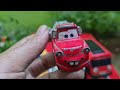 Clean up muddy disney pixar cars, Lightning mcqueen, Cruz, Finn mcmissile, Francesco, Chick hick