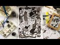 Dancey Dance - dip pen and ink (and brush :) drawing time-lapse
