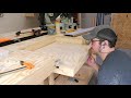Garage WORKBENCH / MITER SAW Station / OUTFEED Table Combo Build Part 1
