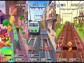 SUBWAY SURFERS HOLLYWOOD VS PARIS VS NEW ORLEANS