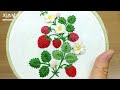 [CC]  Strawberry, hand embroidery