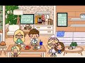 Aesthetic family morning routine {Toca Boca roleplay}