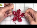 How to Make a Flower with Fabric Scraps   Easy Sewing DIY