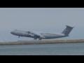 C-5 and C-17 landing and takeoff at SFO