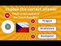 Guess It Fast 🎲 ! Capital City Of The Country 🚩 | Capital City Quiz 🌍
