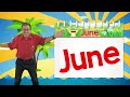 It's the Month of June | Juneteenth | Calendar Song for Kids | Jack Hartmann
