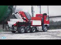 The world's first FASSI F1650 heavy-duty hydraulic crane R/C model in action