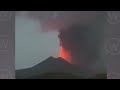 Lava rain in Italy! Mount Etna eruption in Sicily, Catania, evacuation of the population