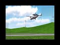 Planespotting at field airport in turboprop flight simulator