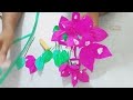How to make easy DIY paper Bogainvillea Flowers