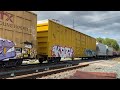 CSX M313 with 2 CSX leaders headed westbound