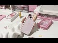 iPhone 15 (pink) unboxing & accessories 🎀☁️