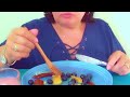 ASMR EATING | PANCAKE BACON BLUBERRIES | NO TALKING MUKBANG | EATING SOUNDS | MEB ASMR