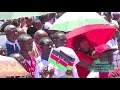 President Uhuru Kenyatta leads the country in National Prayers at Afraha grounds, Nakuru County.