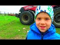 Alex and the real Tractor, Truck and Excavator broke down A collection of funny stories about cars