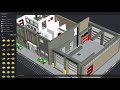 LEGO® MOC station 19 inspired fire station | speedbuild 015