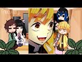 Kamaboko squad react to themselves || Part 1 || KNY || Tanjiro, Zenitsu, and Inosuke ||