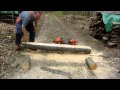 Chainsaw Sculpture - Making a Bench in Under 5 Minutes