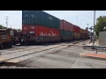 MONSTER TRAINS OF BNSF!16K EB,10 engines, Tier 4s, UP, swaying cars and a long train.