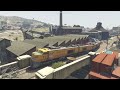 Triple Engine 8500 HP Union Pacific to pull Longest Train - Grand Theft Auto V