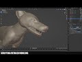 Making a Red Fox in blender - Timelapse