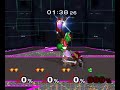 【SSBM TAS】3 Link vs Yoshi Handicap 9 Damage Ratio 0.5