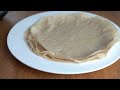 Healthy Make Ahead Breakfast | Oat Crepes - Low Calorie High Protein