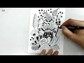 61 # 100 days of tangling | zentangle 100 day challenge | zentangle doodle art | zentangle art