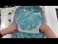 (209) Marbling Tutorial Part 2, Ebru Marbling Silk Handkerchiefs