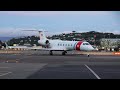Very Rare United States Coast Guard C-37B Landing at Wellington Airport at Dusk