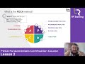 PDCA Certification Course - Lesson 2