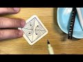 15 Minutes of Zen! Beginner Zentangle® method of drawing! In-N-Out Folded..