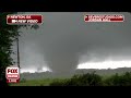 Large Tornado Tosses Debris Across Newton, Georgia; Storm Chaser Captures Drone View