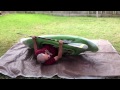 Dry land kayak roll practice technique.