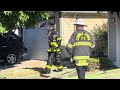 Contra Costa County Firefighters Battle House Fire in Brentwood