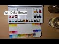 Uncovering QoR watercolor secrets |  Swatching out my QoR only watercolor palette