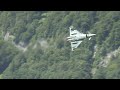 Eurofighter Typhoon Turn and Burn in the Swiss Alps | Incredible Aerobatic Maneuvers [4K]