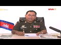 Cambodia; Say So Vin one of the officers of the Royal Cambodian Armed Forces training in vietnam