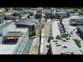 train footage from a drone