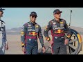 F1 Drivers Drift Hovercraft In The Desert! 🇺🇸