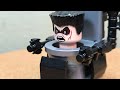 lego skibidi toilet | assailant astro toilet and gman vs cameraman | minifigures lego unofficial