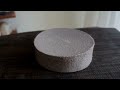 맷돌 비슷한 투박한 접시 만들기 Making a Millstone Shaped Rusty Plate