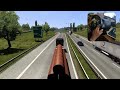 Heavy Pipe Delivery | Euro Truck Simulator 2 | Thrustmaster T128 Steering Wheel
