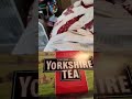 I got a box of tea. It's a product of North Yorkshire, England. I'll make a cup and drink it later.