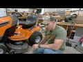 How to level your Husqvarna lawn mower deck YTH