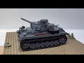 Brickmania Set 2454 Classic Panzer III WW2 German Medium Tank Review
